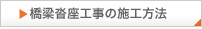 橋梁沓座工事の施工方法